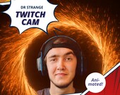 Dr. Strange Animated Twitch Webcam Overlay: Inter-Dimensional Portal