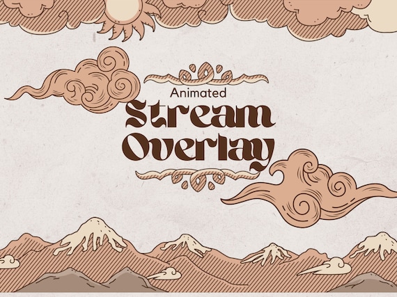 Animated Twitch Overlay Medieval Stream Pack - D&D inspired Scenes, Premade Overlays, Panels