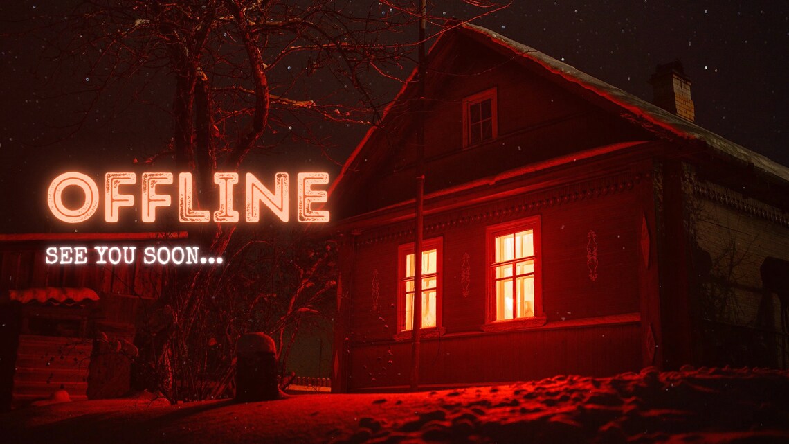 Animated Twitch Overlay Horror Stream Scenes for Horror Stream Etsy
