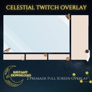 Animated Twitch Overlay Mystical Celestial Stream Pack | Scenes ...