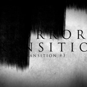 May include: A black and white image with the text "ERROR TRANSITION #3" on a textured background. The text is in a bold, sans-serif font.