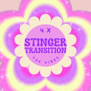 Animated Twitch Stinger Transition Cyber Y2K (Instant Download) 