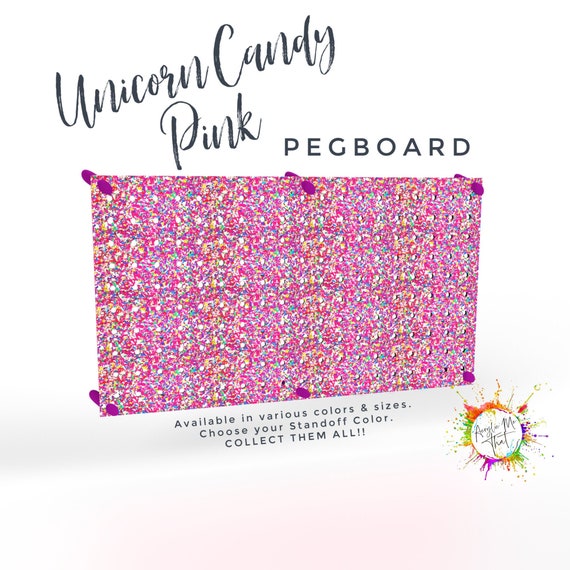 Pegboard Acrylic Display Floating Craft Organizer Chunky Etsy