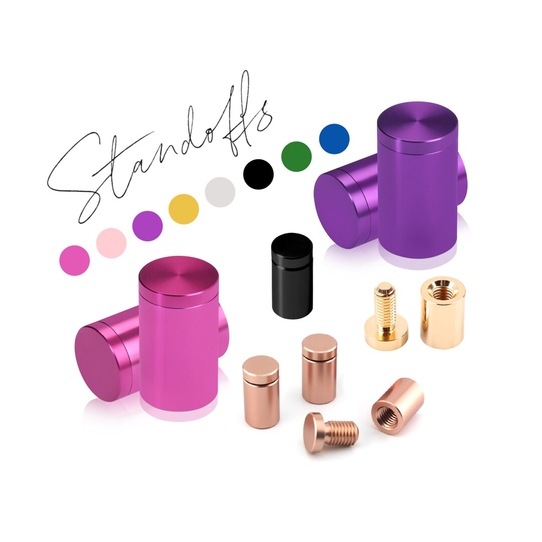 Standoffs Sign Mounts Acrylic Spacers Wall Standoff Bolt for Floating