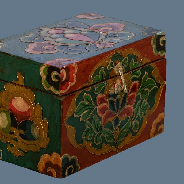 Tibetan Handmade Wooden Jewelry Box - Bigger Size
