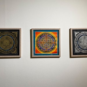 Tibetan Mandala Thangka Painting - Price per painting