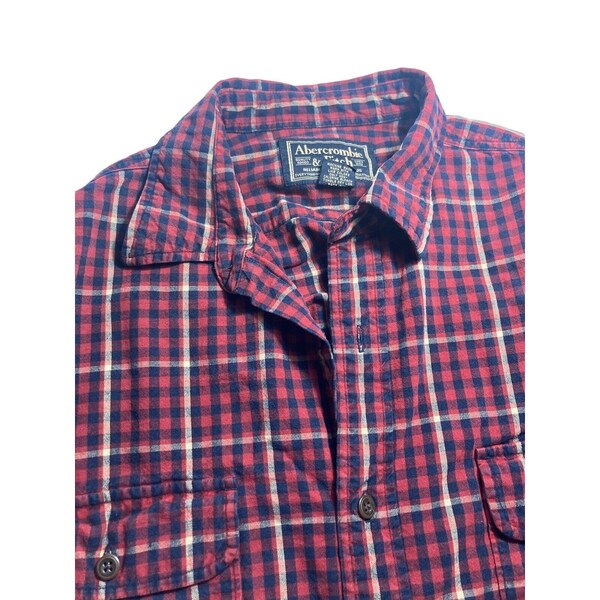 Abercrombie & Fitch Large Flannel Double Pocket Shirt
