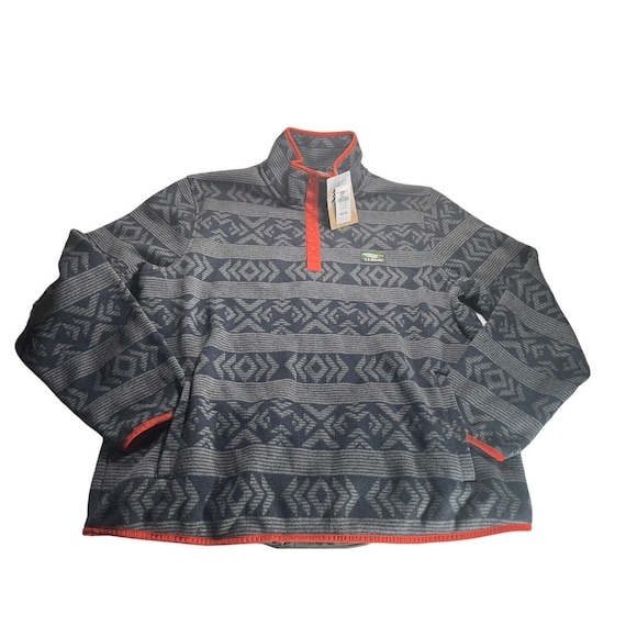 Ll bean sweater fleece pullover deals