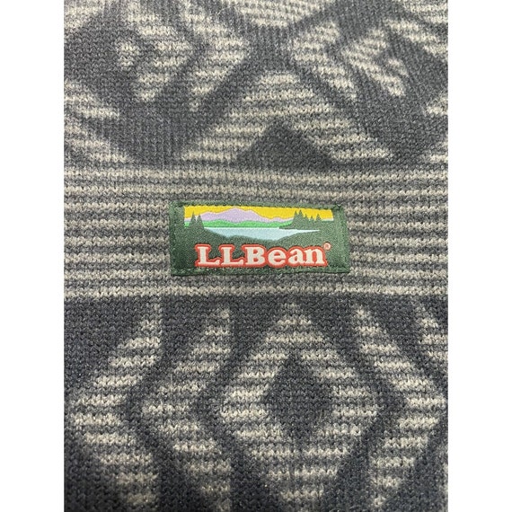 LL Bean Sweater Fleece Pullover XL Geo Arrow - image 8