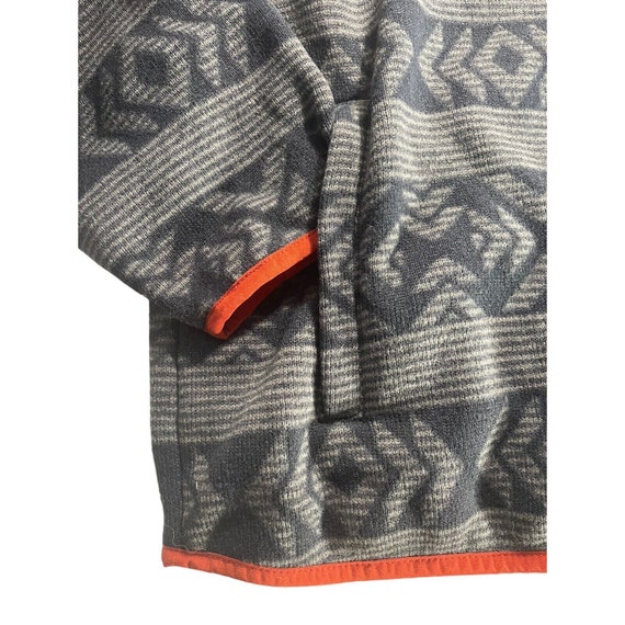 LL Bean Sweater Fleece Pullover XL Geo Arrow - image 3