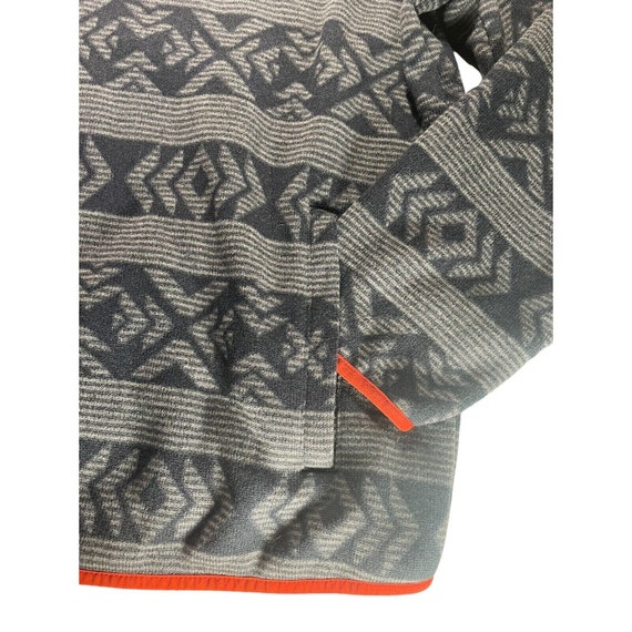 LL Bean Sweater Fleece Pullover XL Geo Arrow - image 4
