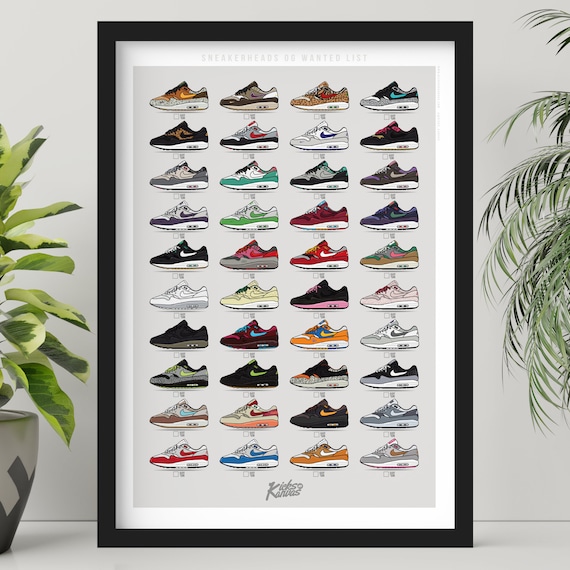 Nike air max 1 poster (50x70cm / 19.68×27.56 inch)
