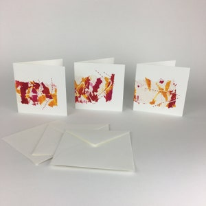 Unique art cards with embroidery