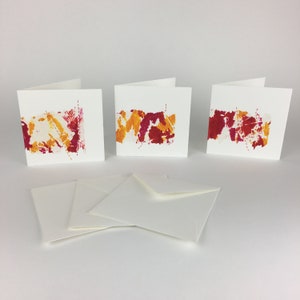 Unique art cards with embroidery
