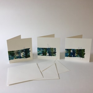 Unieke kunstkaarten met borduursel