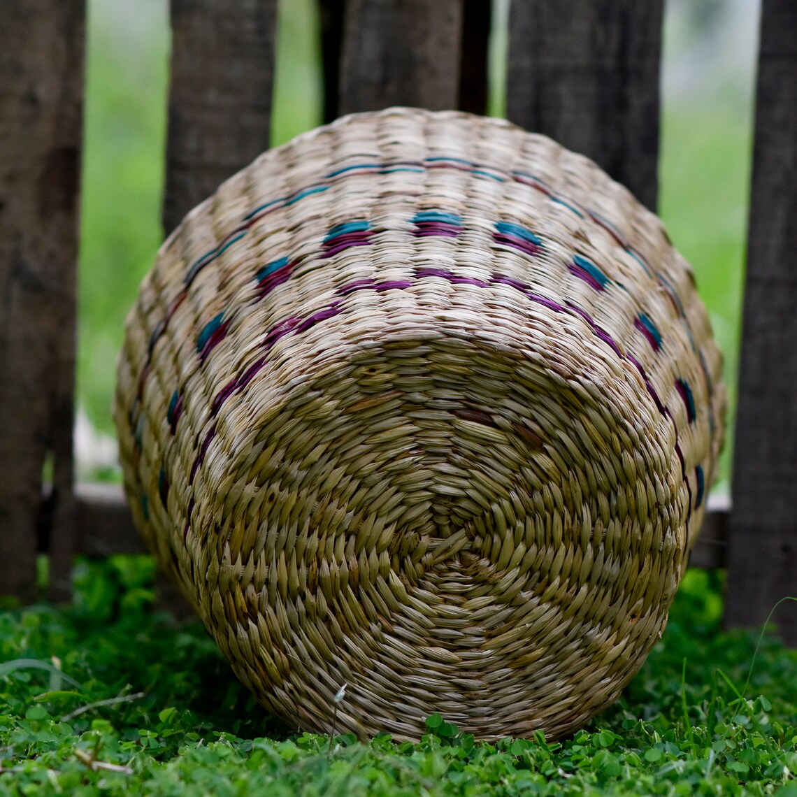 Hand Woven Reed Round Basket 100 Ecofriendly Premium Design Dustbin