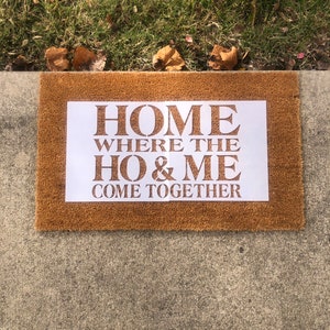 Doormat Stencil, Stencil for Doormat, Reusable Doormat Stencil, Stencils for Rugs, DIY Activities, DIY Party, Arts and Crafts