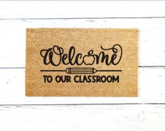 Classroom Doormat, Teacher Decor, Classroom Rug, Classroom Decor, Door Decor, School Doormat, School Supplies