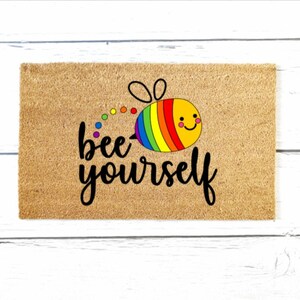Pride Doormat, Pride Doormat Outdoor, Rainbow Doormat, Gay Gift Doormat, Gift For Gays, Outdoor Rug, Cute Doormat, Gay Doormat