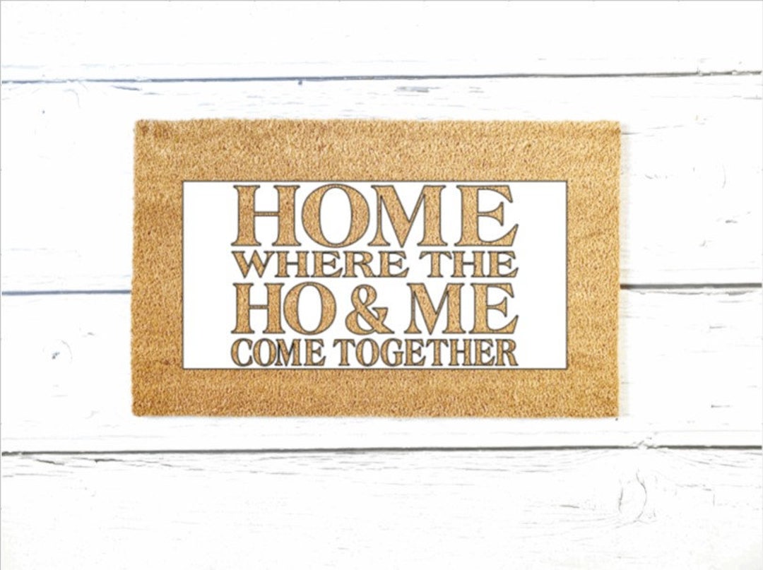 Doormat Stencil, Stencil for Doormat, Reusable Doormat Stencil