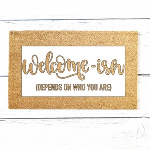 Doormat Stencil, DIY Activities, Welcome Mat, Birthday Gift, Housewarming Gift, DIY Party, Arts and Crafts
