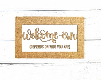 Doormat Stencil, DIY Activities, Welcome Mat, Birthday Gift, Housewarming Gift, DIY Party, Arts and Crafts