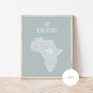 100 reasons to celebrate Black History | Kids Affirmation | Black History Month | Digital Print | bLack Leaders