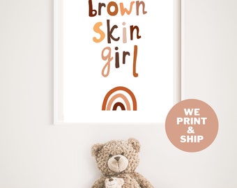 Brown Skin Girl Poster