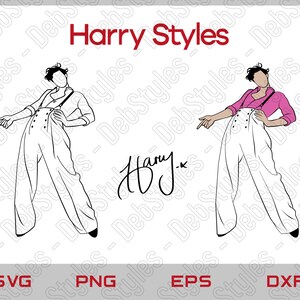 Download Harry Styles Svg Harry Styles Autograph And Logo Included Etsy