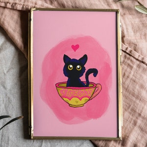 Cat Decor Cat Lover Gift Cat Art Cat Painting Digital Download Art for Cat Lover Printable Art Cat Owner Gift for Pet Owner Gift Cat Print