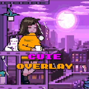 Animated Pixel Art Overlay Bundle | Panels, Webcam, Alerts, Chatting, Screens, Intermission - Complete Animated Listing
