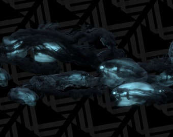 Alertas oscuras - Paquete completo animado con 6 versiones azules y sonido