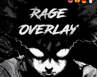 Animated Dark Anime Stream Package | Twitch Overlays, Screens, Panels & Transitions for OBS/Streamlabs