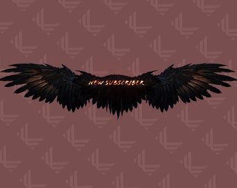 Alertas de Alas de Cuervo Oscuro - Paquete animado completo con 6 sonidos