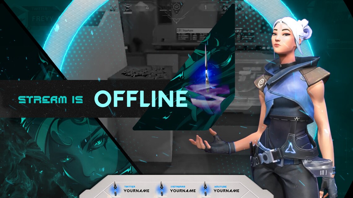 Valorant Jett Full Animated Twitch Stream Screens Banner Etsy UK