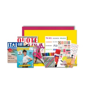 Kit de tableau de vision pour les objectifs | Visualisation | | de mood board | 2022 | de l’entrepreneuriat Planificateur | Vision et mission