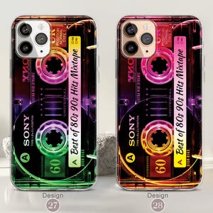 iPhone 17/16/15 Pro Retro Y2K iPhone MagSafe Case, 80s 90s Gifts, Mixtape Cassette Tape Vintage Phone Case, Mom Dad Gift Ideas image 15