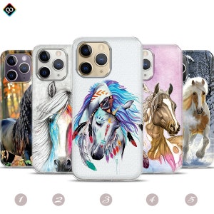 American Horse Phone Case,Photo Horse Phone Case,Watercolor Horse Phone Case,iPhone 14 13 12 11 Pro Max Case,Equestrian Phone Case