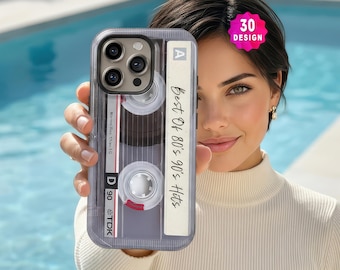 Mixtape Retro Cassette Tape iPhone 17 16 15 Pro Case: 80s 90s Nostalgia Protection Cover