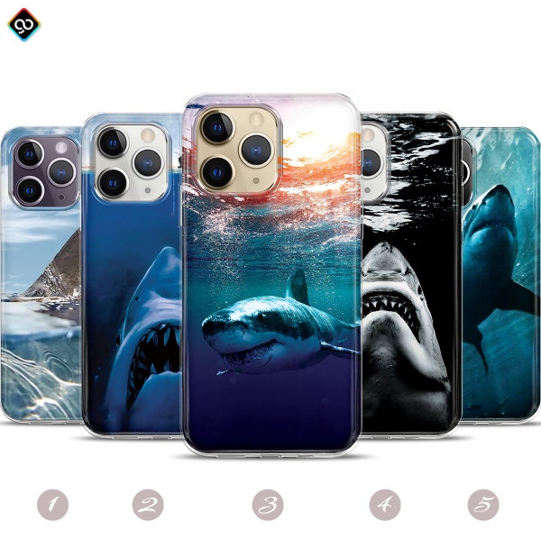 Shark Phone Case,White Shark Week,iPhone 14 13 12 11 Pro Max mini Case,iPhone 12 Pro Case,Sea Case,Shark iPhone Case
