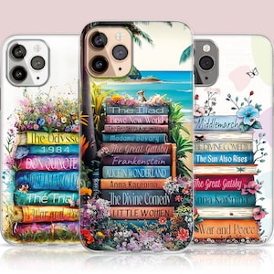 Book iPhone 16 Pro max Phone Case, Bookworm Gift Magsafe Phone Case, Bookshelf Phone Case, Gift For Book Lovers, Bookish Gifts For Kindles