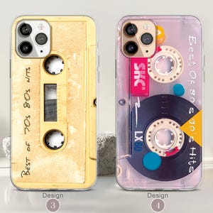 iPhone 17/16/15 Pro Retro Y2K iPhone MagSafe Case, 80s 90s Gifts, Mixtape Cassette Tape Vintage Phone Case, Mom Dad Gift Ideas image 3