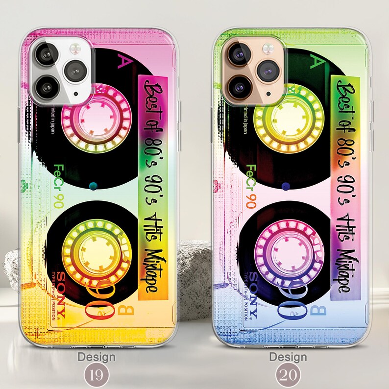 iPhone 17/16/15 Pro Retro Y2K iPhone MagSafe Case, 80s 90s Gifts, Mixtape Cassette Tape Vintage Phone Case, Mom Dad Gift Ideas image 11