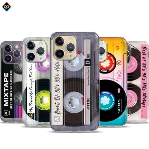 Cassette Tape iPhone 15 14 13 12 11 Pro Max Custom Phone Case Retro Phone Case 80s 90s Aesthetic Phone Case Mixtape Audio Unique Phone case