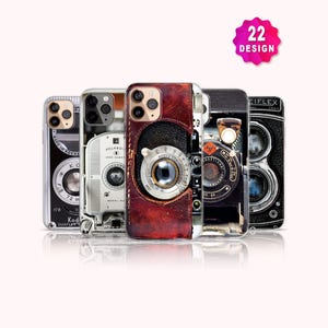 Retro Vintage Old Camera iPhone 17/16/15/14/13 Pro Max Case: 70s 80s Style Protective TPU silicone Case