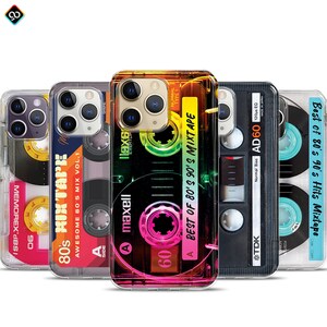 Retro Cassette Tape Custom Phone Case Vintage iPhone 15 14 13 12 Pro Max Case Cute iPhone 15 Case Audio Music Funny Case Mixtape Phone Case