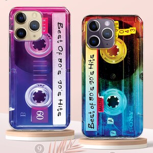 Retro Vintage Mixtape Cassette Tape Phone Case, iPhone 15 14 13 MagSafe Case, 80s 90s Retro Nostalgic Gifts Phone Case, Samsung S24 S23 Case image 6