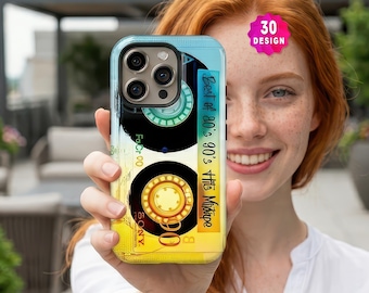 Samsung S26,S25 Ultra Custom Cassette Tape Phone Case: Retro Mixtape Cover