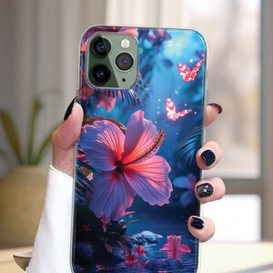 Daisy Flower Floral Girly iPhone Case, iPhone 15 14 13 MagSafe Case, Fashionable Wildflower Woman Phone Case, Samsung Galaxy S24 S23 Case 8