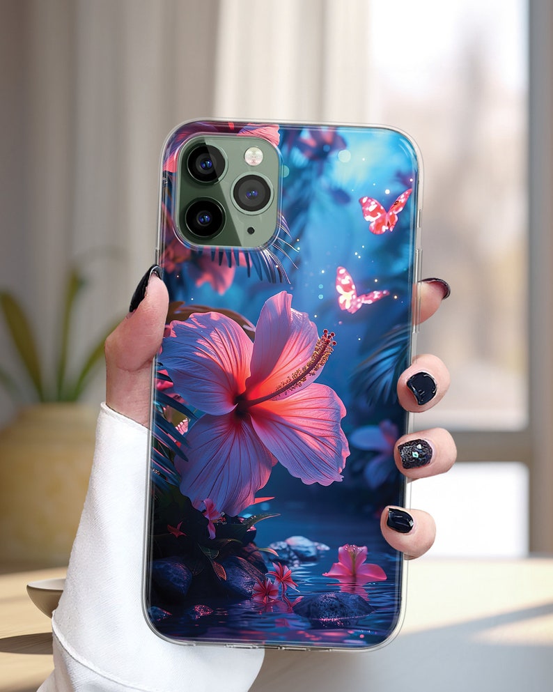 Daisy Flower Floral Girly iPhone Case, iPhone 15 14 13 MagSafe Case, Fashionable Wildflower Woman Phone Case, Samsung Galaxy S24 S23 Case 8